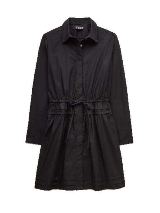 J.CREW Dresses & Skirts - NWT J. Crew Elena Poplin Cotton Shirt Dress Black Women’s 2P Preppy Minimalist